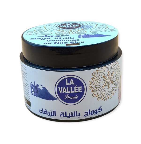 Blue indigo scrub - Kumag - for face, neck and body