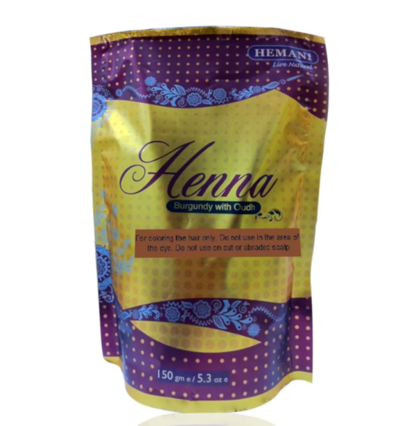 Henna borgoña con oud 150 g