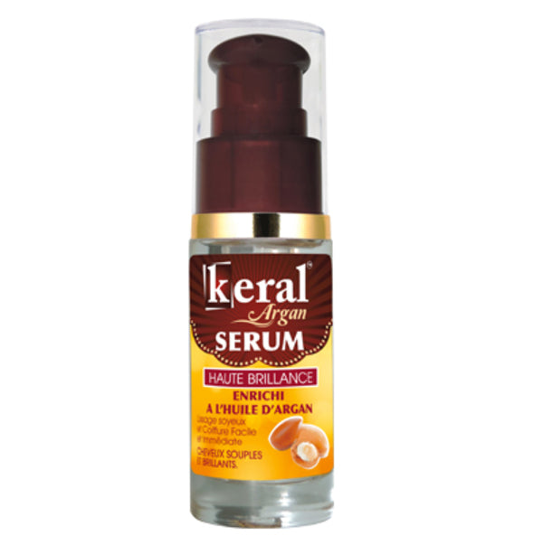 Hair shine serum with argan oil