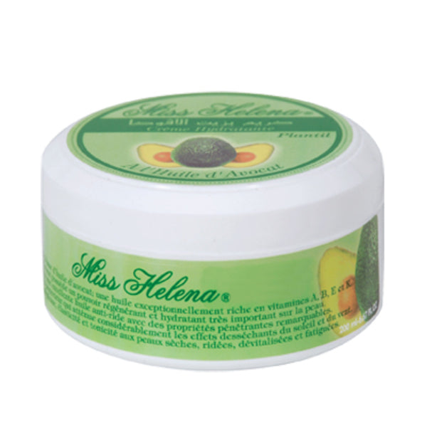 Moisturizing cream with avocado oil.