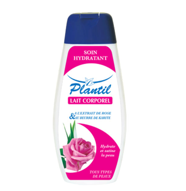 Lait hydratant pour la peau à l'extrait de rose et au beurre de karité