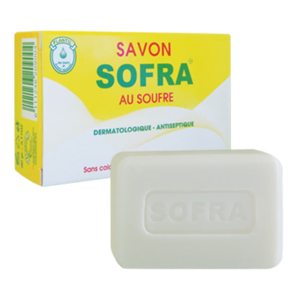 Savon au soufre pour la peau