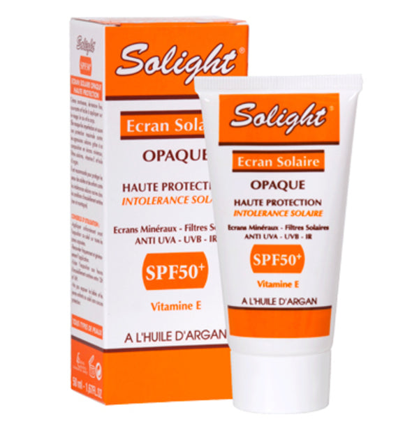 Opaque sunscreen cream